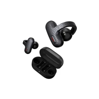 Amazfit Alergare Open Ear Bluetooth Handsfree Ακουστικά με Αντοχή στον Ιδρώτα και Θήκη Φόρτισης Μαύρα W2427GL1N
