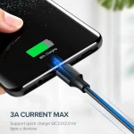 Ugreen US287 USB 2.0 Cable USB-C male - USB-A 18W Μαύρο 0.25m (60114) - Image 4