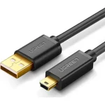 Ugreen USB 2.0 Cable USB-A male - mini USB-B male Μαύρο 1m 10355