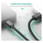Ugreen USB 2.0 Cable USB-A male - mini USB-B male Μαύρο 1m 10355 - Image 7
