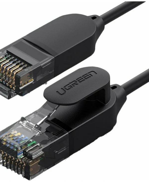 Ugreen U/UTP Cat.6a Καλώδιο Δικτύου Ethernet 3m Μαύρο 1τμχ 70653