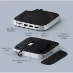 Satechi USB-C Docking Station με Ασημί ST-GNMMES - Image 5