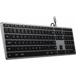Satechi Slim W3 Wired Keyboard US Grey for Mac ST-UCSW3M - Image 4
