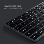 Satechi Slim W3 Wired Keyboard US Grey for Mac ST-UCSW3M - Image 7