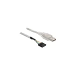 DeLock USB 2.0 Cable USB-A male - Λευκό 0.7m 83078 - Image 2