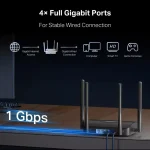 Mercusys MR25BE Ασύρματο Router Wi‑Fi 7 με 3 Θύρες Gigabit - Image 4