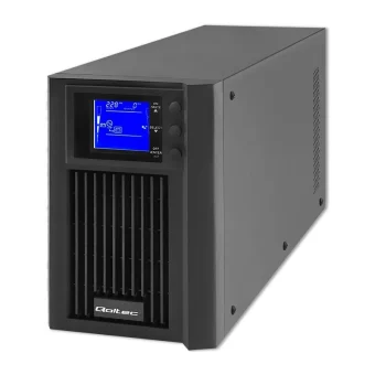 Qoltec UPS On-Line 2000VA 1600W με 2 Schuko Πρίζες 53981