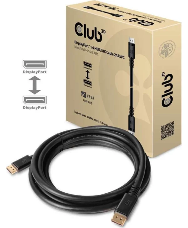 Club3D Cable DisplayPort male - DisplayPort male 4m (CAC-1069B)