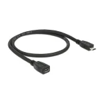 DeLock USB 2.0 Cable micro USB-B male - micro USB-B female 0,5m (83567)