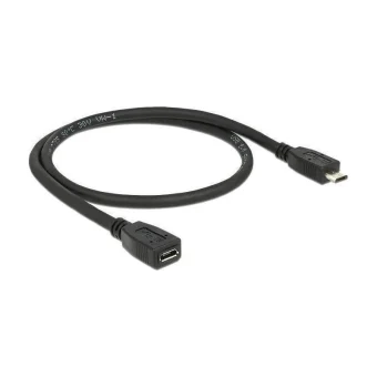 DeLock USB 2.0 Cable micro USB-B male - micro USB-B female 0,5m (83567)