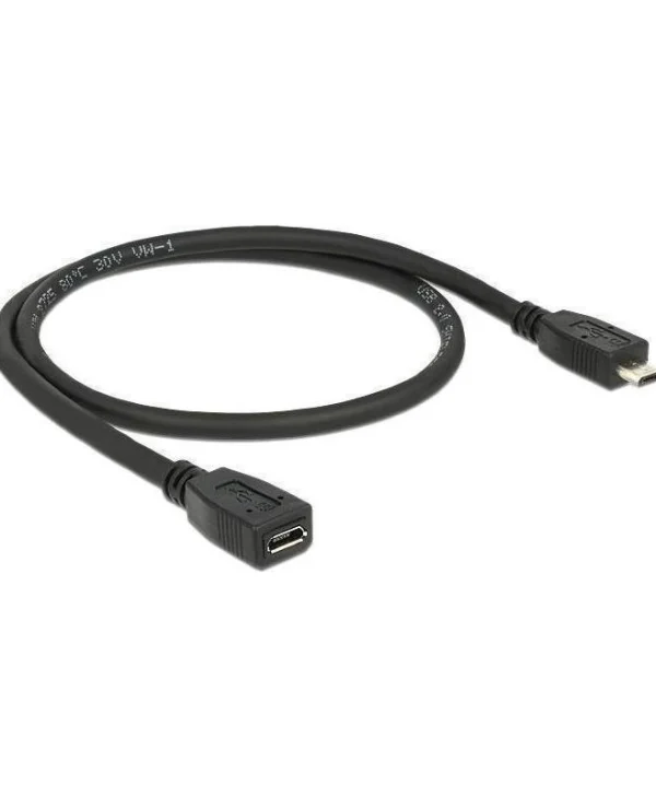 DeLock USB 2.0 Cable micro USB-B male - micro USB-B female 0,5m (83567)