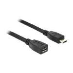 DeLock USB 2.0 Cable micro USB-B male - micro USB-B female 0,5m (83567) - Image 3