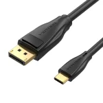 Vention USB 2.0 Cable USB-C male - USB-C / DisplayPort Μαύρο 2m CGYBH - Image 2