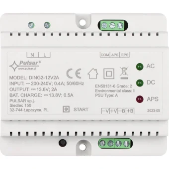 Pulsar Τροφοδοτικό Συστημάτων CCTV DING2-12V2A 5902135322871