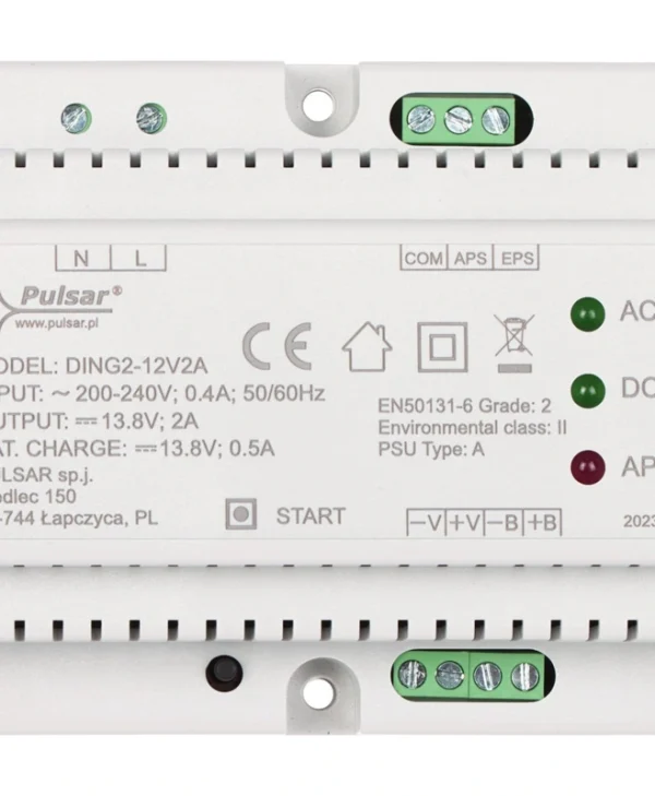 Pulsar Τροφοδοτικό Συστημάτων CCTV DING2-12V2A 5902135322871