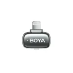 Boya Mini 2 Lightning & Type-C Ασύρματο Δυναμικό Μικρόφωνο Πέτου, Clip On Δημοσιογραφικό σε Γκρι Χρώμα Space Grey BOYA mini 2-01- Gray - Image 6