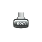 Boya Mini 2 Lightning & Type-C Ασύρματο Δυναμικό Μικρόφωνο Πέτου, Clip On Δημοσιογραφικό σε Γκρι Χρώμα Space Grey BOYA mini 2-01- Gray - Image 7