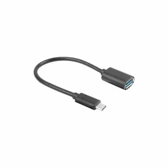 Lanberg Μετατροπέας USB-C male σε USB-A female 1τμχ AD-UC-UA-04