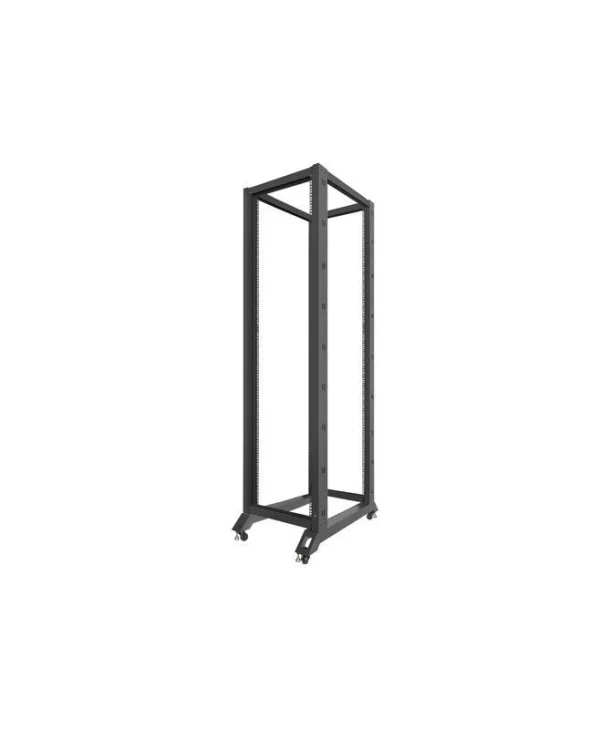 Lanberg Επιδαπέδια Καμπίνα Rack 42U Μαύρο OR01-6042-B