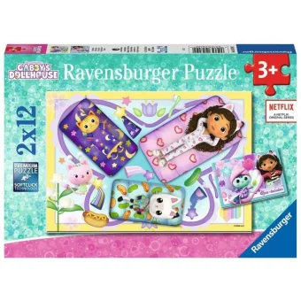 Παιδικό Puzzle Παζλ 2x12 τεμ. Gabby's Dollhouse 5709
