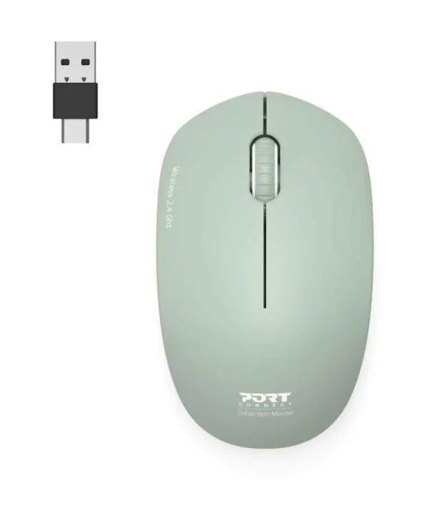 Port Designs Ασύρματο Ποντίκι Olive 900543