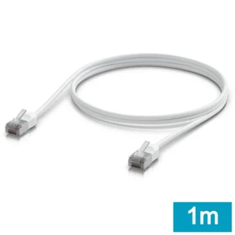 Ubiquiti U/UTP Cat.6a Καλώδιο Δικτύου Ethernet εξωτερικού χώρου 1m Λευκό 1τμχ UACC-Cable-Patch-Outdoor-C6A-1M-W