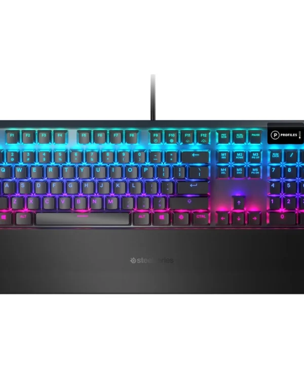 SteelSeries Apex 5 Gaming Μηχανικό Πληκτρολόγιο με SteelSeries Hybrid διακόπτες και RGB φωτισμό (Αγγλικό US) 64532
