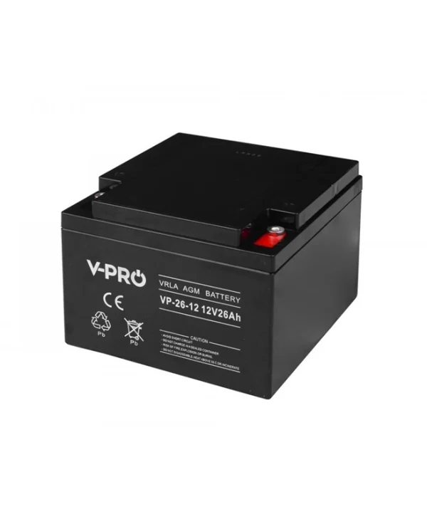 Volt Polska Μπαταρία UPS με Χωρητικότητα 26Ah και Τάση 12V 6AKUAGM026