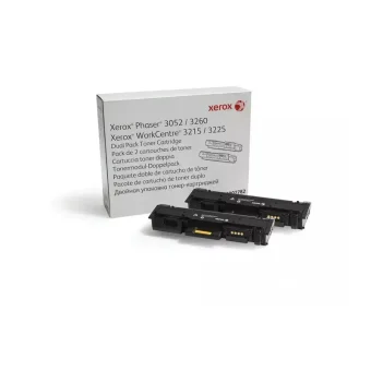Xerox 106R02782 Γνήσιο Multipack Toner Laser Εκτυπωτή Μαύρο 2τμχ