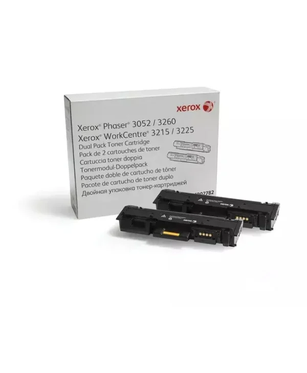 Xerox 106R02782 Γνήσιο Multipack Toner Laser Εκτυπωτή Μαύρο 2τμχ