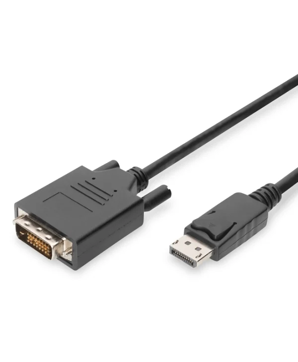 Digitus Adapter Cable DisplayPort 1.1a Male - DVI-D Male 1080p 60Hz 3m Black AK-340301-030-S