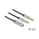 DeLock Μετατροπέας 3.5mm female σε 3.5mm male 1τμχ 66740 - Image 2