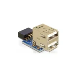 DeLock USB Pin Header Female to 2x USB2.0 Female (41825)