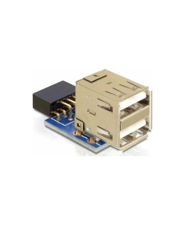 DeLock USB Pin Header Female to 2x USB2.0 Female (41825)