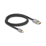 DeLock Cable DisplayPort male - mini DisplayPort male 1m Μαύρο (81091) - Image 2
