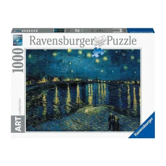 Puzzle Van Gogh Έναστρη Νύχτα Πάνω από τον Ρήνο 2D 1000 Κομμάτια 12000064