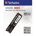 Verbatim Vi5000 SSD 512GB τύπου M.2 με σύνδεση PCI Express 4.0 31825 - Image 5