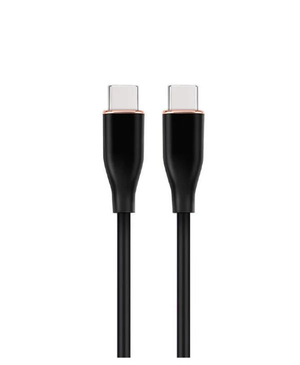 Gembird USB 2.0 Cable USB-C male - USB-C 60W Μαύρο 1.5m CC-USB2S-CMCM-1.5M-BK