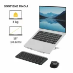 Fellowes Βάση Στήριξης για Laptop έως 15" Ασημί 100138867 - Image 10