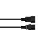 Alcasa IEC C14 / IEC C15 - IEC C14 / IEC C15 Cable 5m Μαύρο (P1450-S050) - Image 2