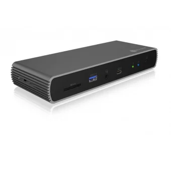 Icy Box USB-C Docking Station με 4K PD Ethernet Μαύρο (IB-DK8801-TB4)