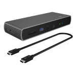 Icy Box USB-C Docking Station με 4K PD Ethernet Μαύρο (IB-DK8801-TB4) - Image 3