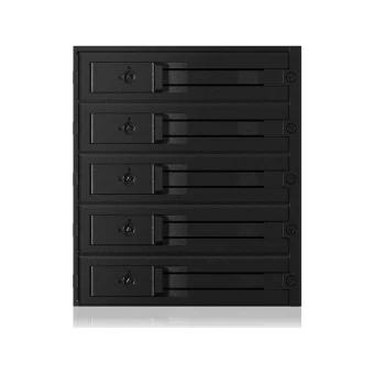 Icy Box Πλαίσιο Για Σκληρούς Δίσκους Backplane IcyBox 5x3,5" SATA/SAS HDD/SSD to 3x 5,25 Μαύρο (IB-565SSK)