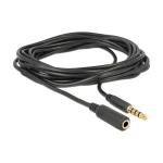 DeLock Καλώδιο 3.5mm male - 3.5mm female Μαύρο 1m (84666) - Image 2