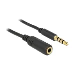 DeLock Καλώδιο 3.5mm male - 3.5mm female Μαύρο 1m (84666) - Image 3