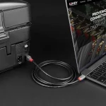 Lindy USB 2.0 Cable USB-C male - USB-B Μαύρο 2m 36942 - Image 5