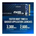 PNY CS2230 SSD 500GB τύπου M.2 με σύνδεση PCI Express 3.0 M280CS2230-500-RB - Image 4