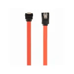 Cablexpert 7-Pin SATA III male - 7-Pin SATA III male Angle (90°) Cable 0.1m Κόκκινο (CC-SATAM-DATA90-0.1M) - Image 3
