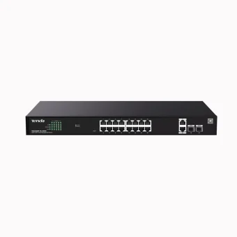 Tenda TEG2220P-16-250W Unmanaged L2 Switch με 18 Θύρες Gigabit (1Gbps) Ethernet και 2 SFP Θύρες