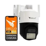 Orllo IP Κάμερα Παρακολούθησης Wi-Fi/4G 4K Αδιάβροχη με Αμφίδρομη Επικοινωνία και Φακό 4mm Z17 Ultra 4K